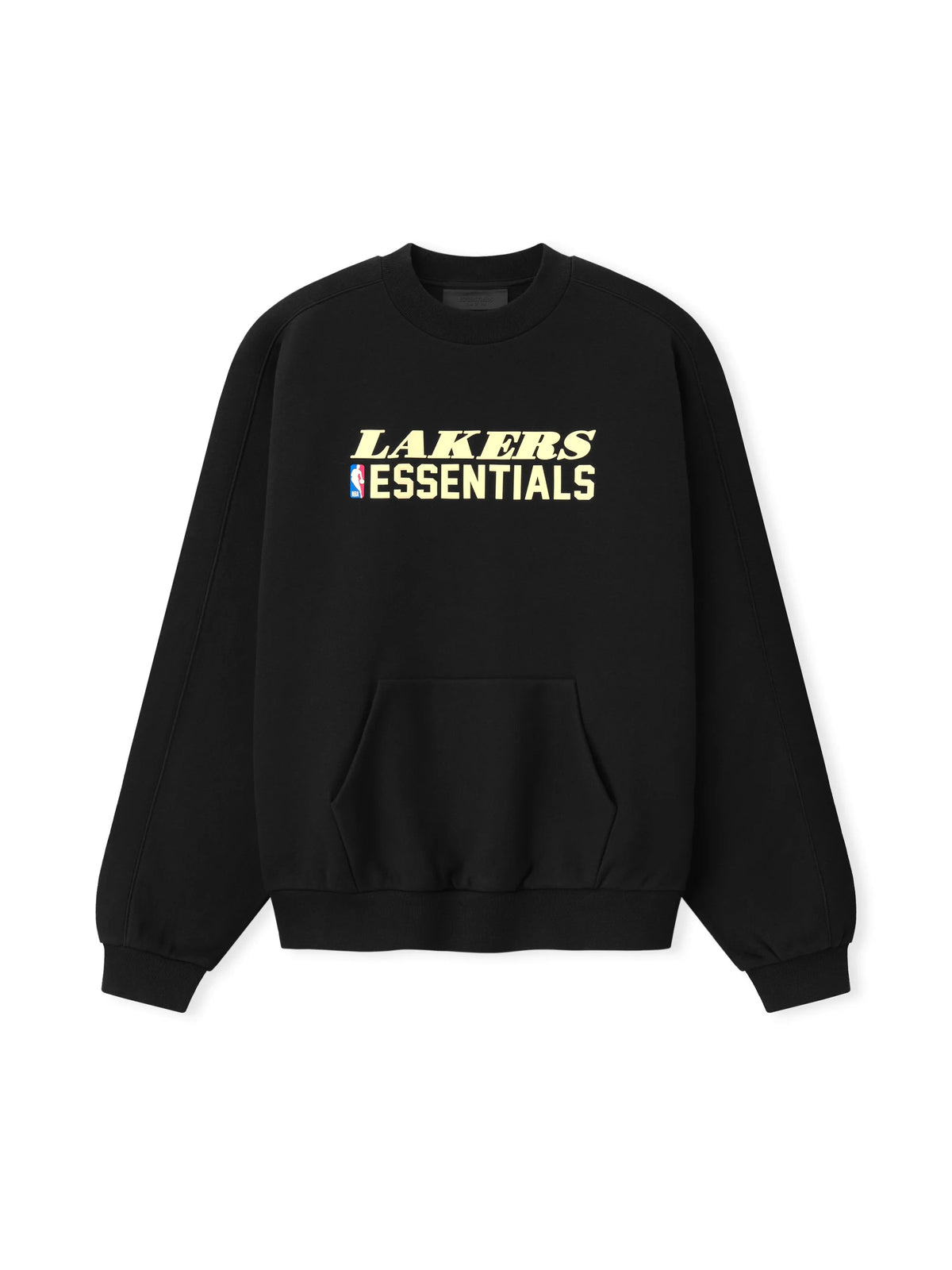 Fear of God Essentials Lakers 90s Relaxed Crewneck Black