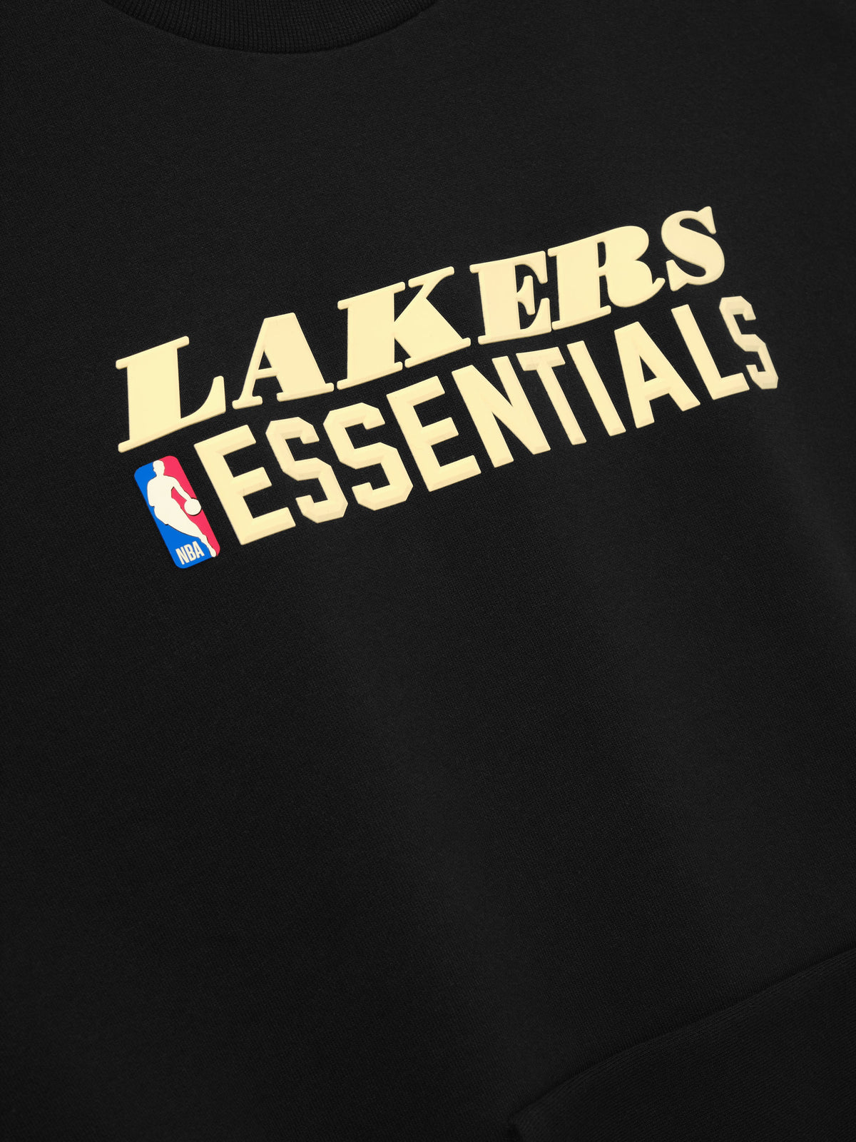 Fear of God Essentials Lakers 90s Relaxed Crewneck Black