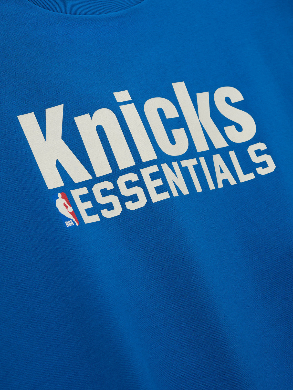 Fear of God Essentials Knicks Muscle Tee Blue Sapphire