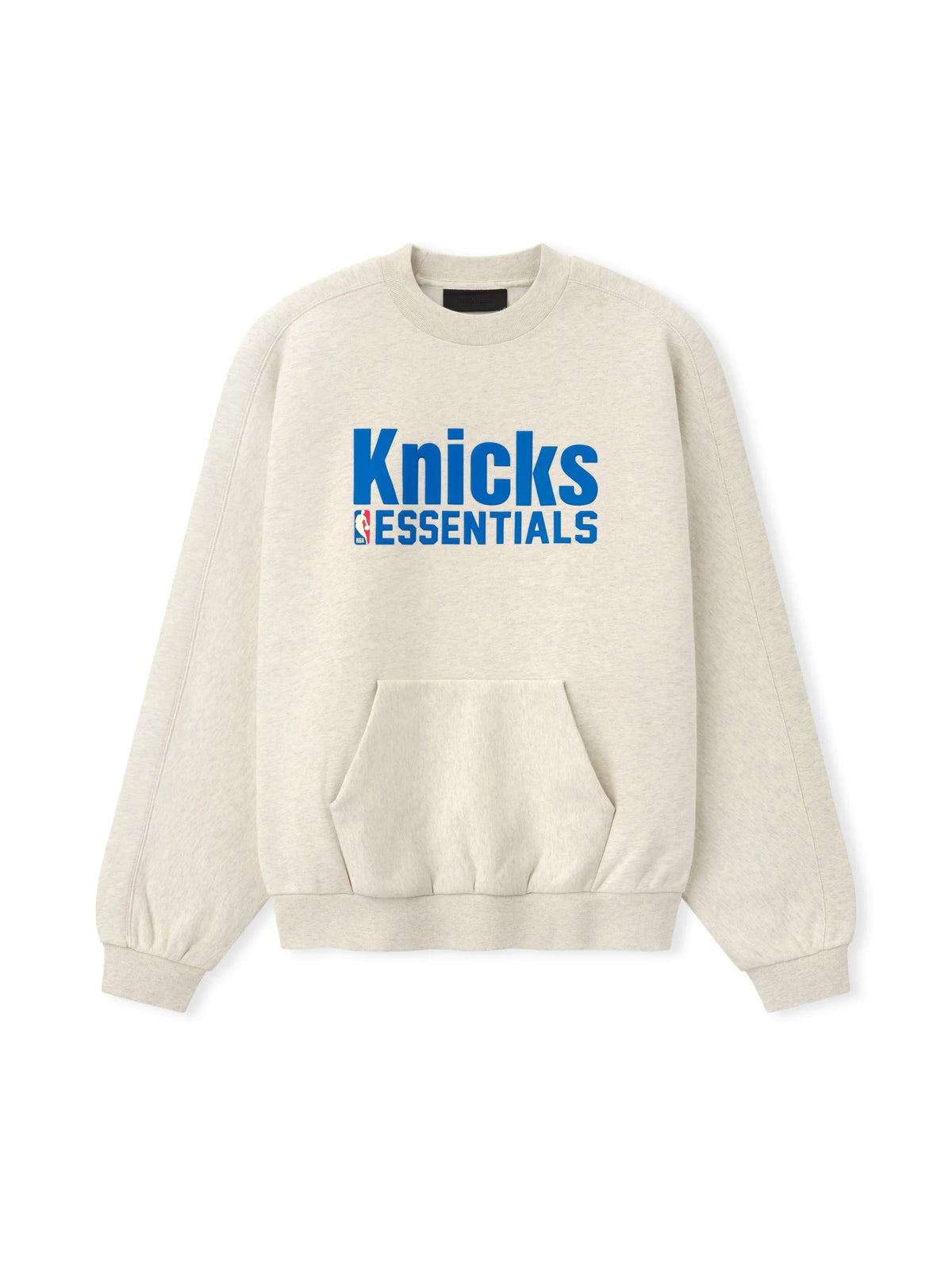 Fear of God Essentials Knicks 90s Relaxed Crewneck Marble Heather
