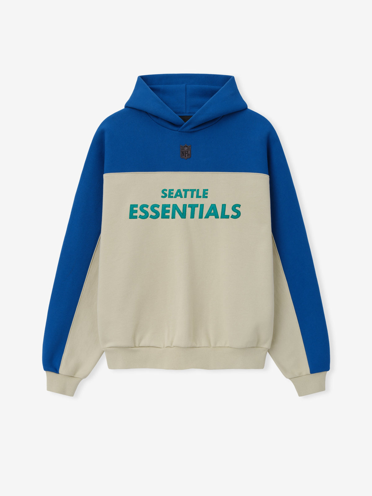 Fear of God Essentials Seahawks 90s Relaxed Hoodie Sandstone