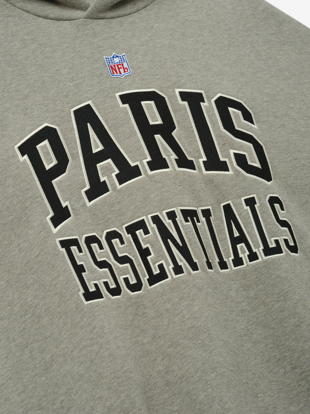 Fear of God Essentials NFL Paris 90s Relaxed Hoodie Warm Heather
