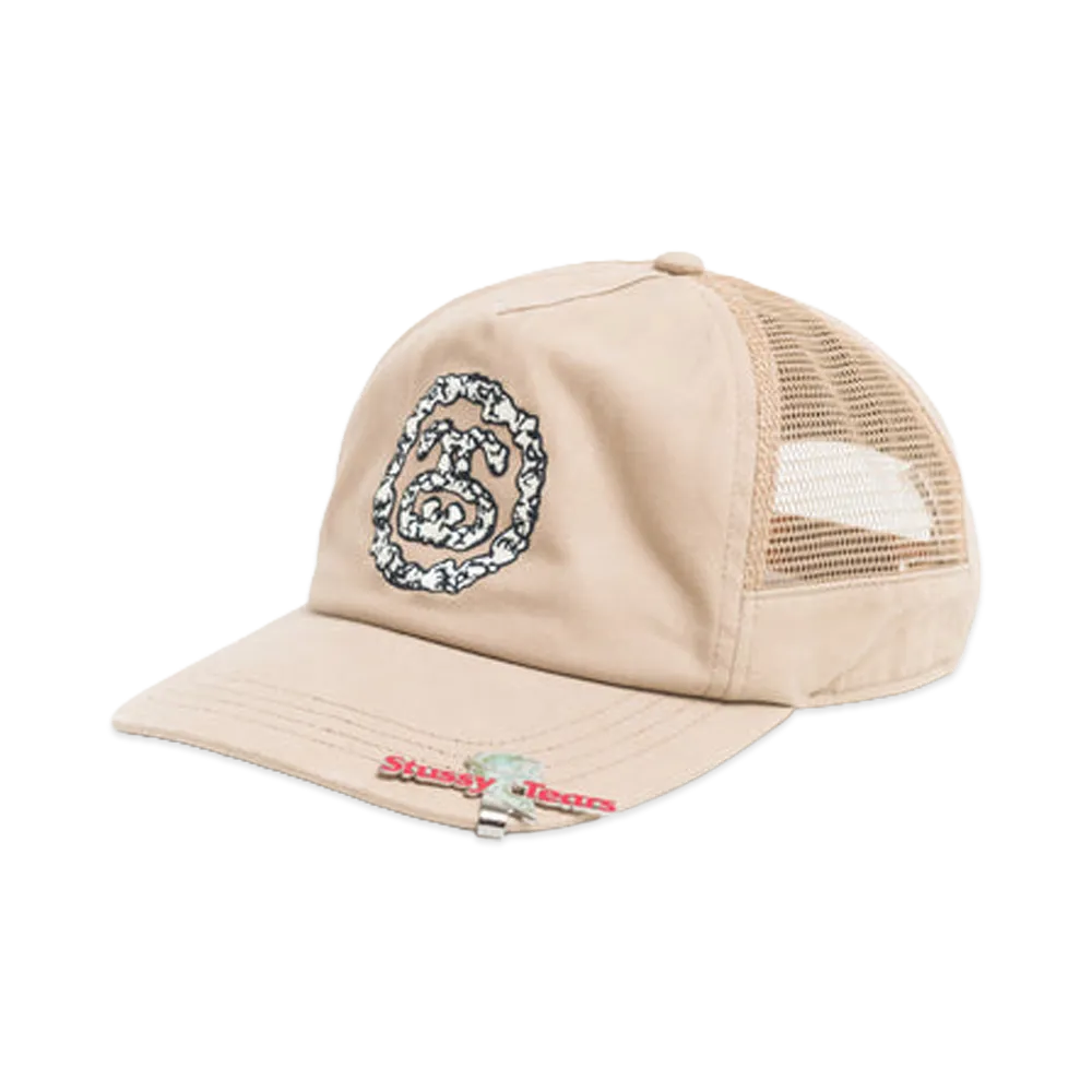 Stussy x Denim Tears SS Logo Cap Khaki