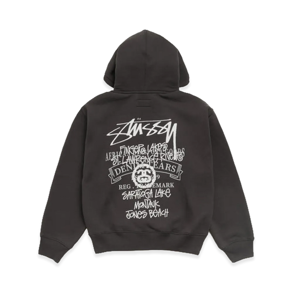 stussy & DENIM TEARS マフラー Stussy x Denim Tears Pullover Hoodie Black | Im Your Wardrobe NZ