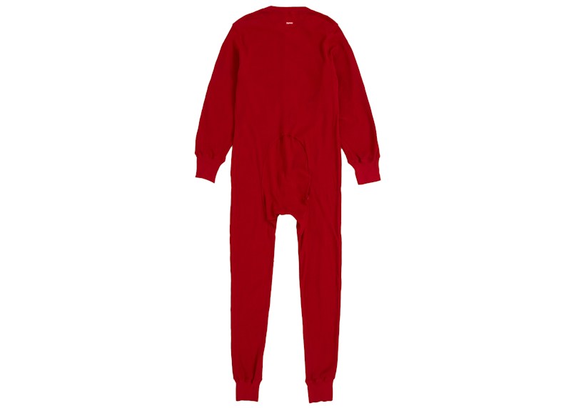 Supreme x Hanes Bones Thermal Union Suit (1 Pack) Red