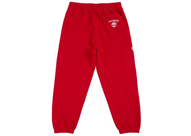 Supreme x Timberland Sweatpant Red