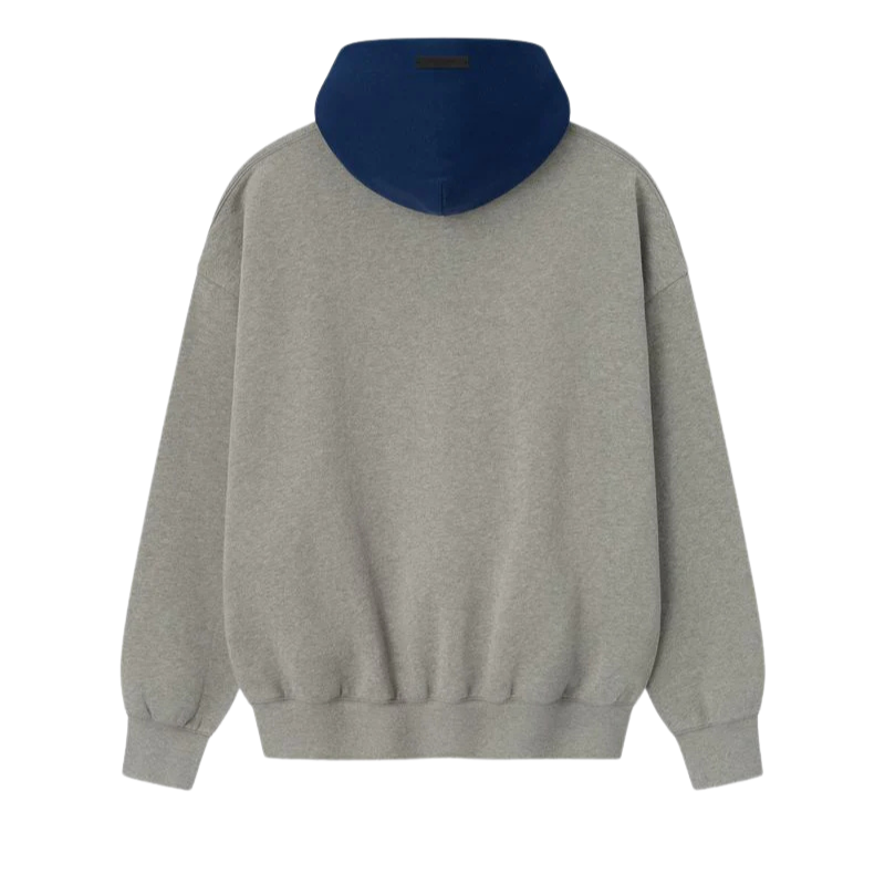 Fear of God Essentials NBA Sport Hoodie Concrete Heather/Estate Blue