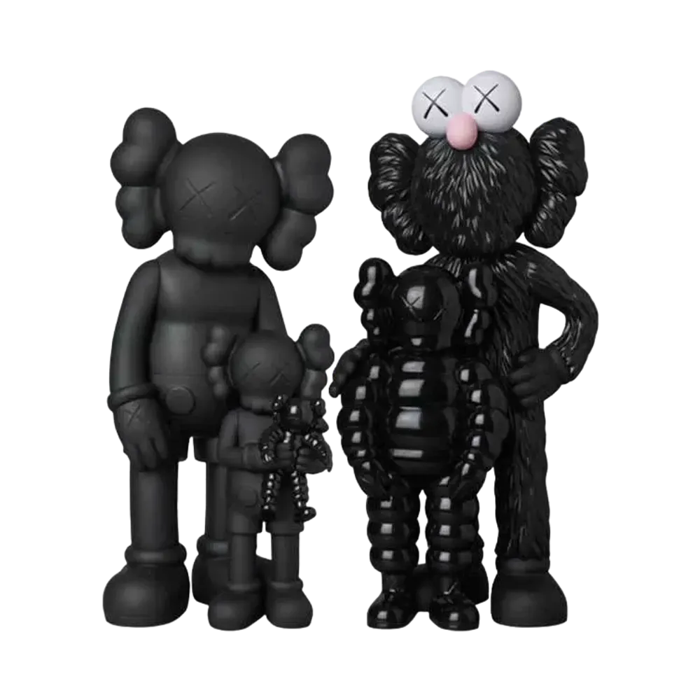 Medicom Toy KAWS Family Figures Black