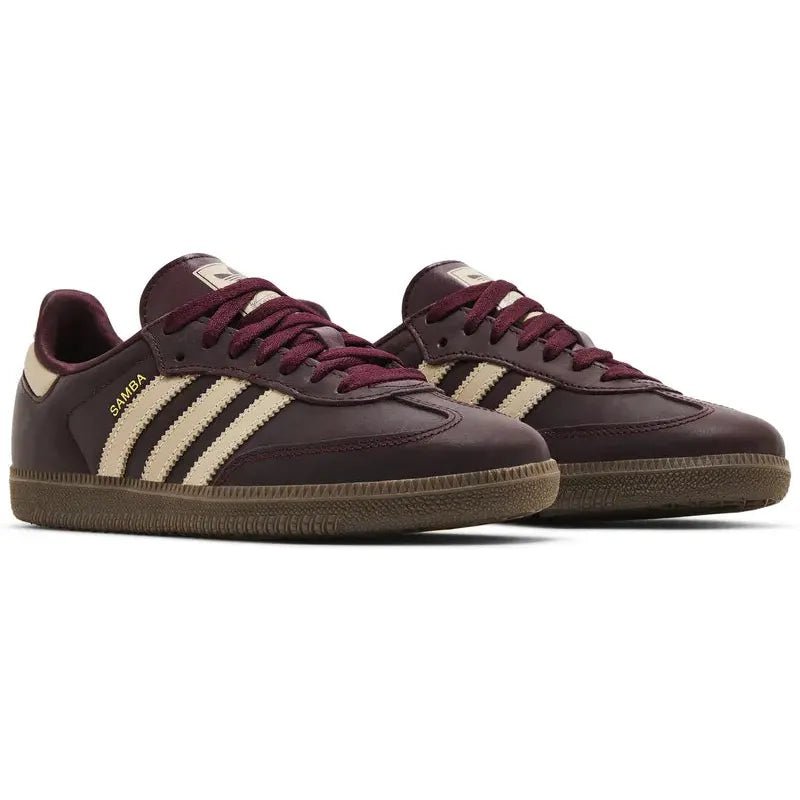 adidas Samba OG Maroon Crystal Sand (W) - Im Your Wardrobe