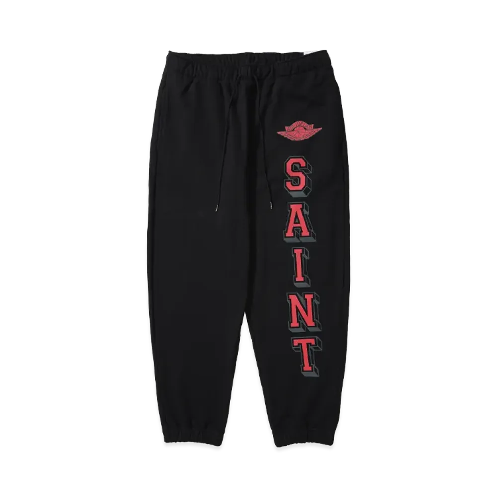 Jordan x Saint Michael Fleece Pants Black