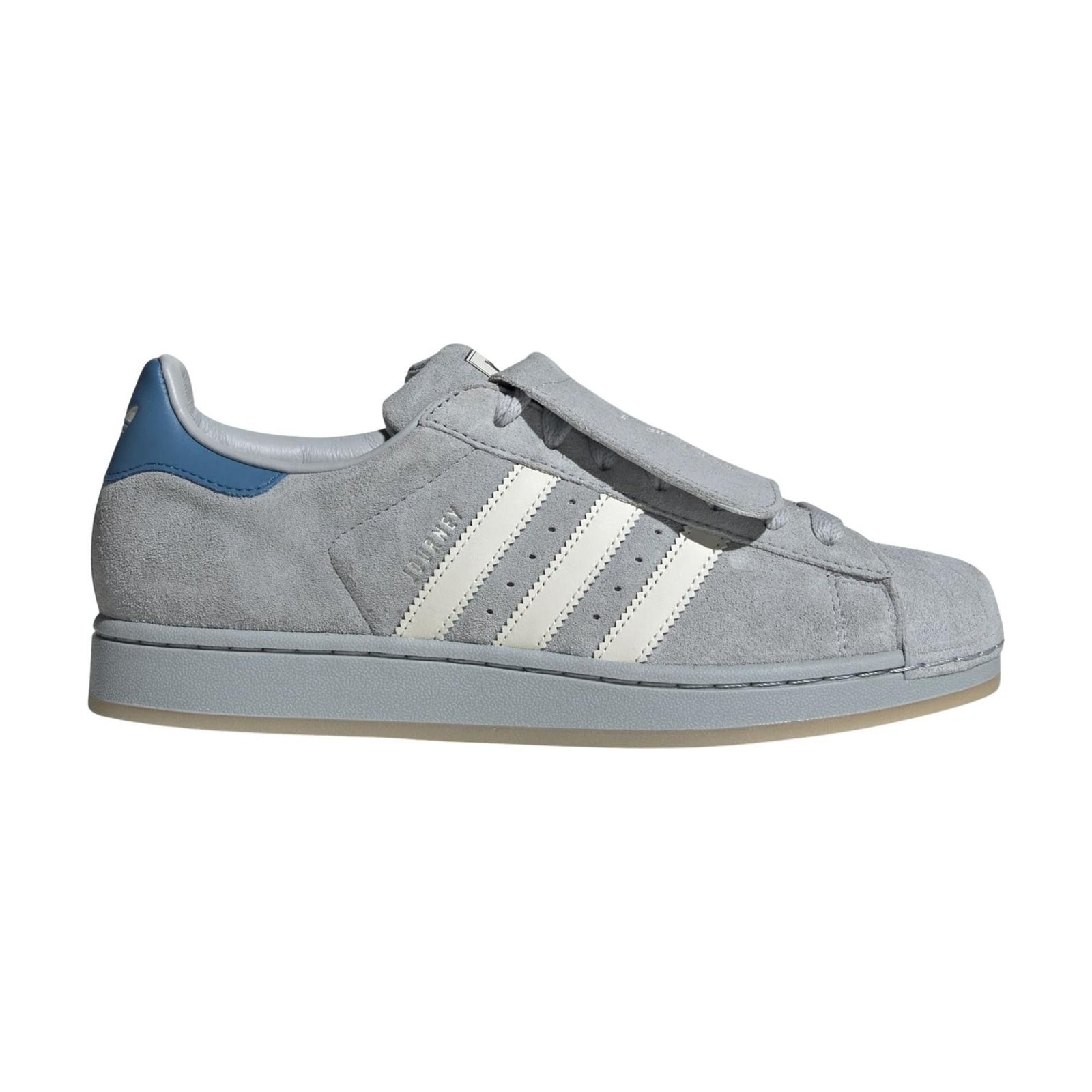atmos x Pointless Journey x adidas Superstar 2 Clear Onix front