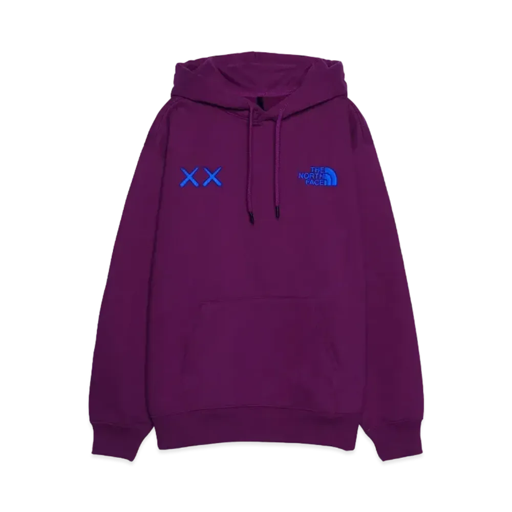 The North Face x KAWS Hoodie Purple Blue