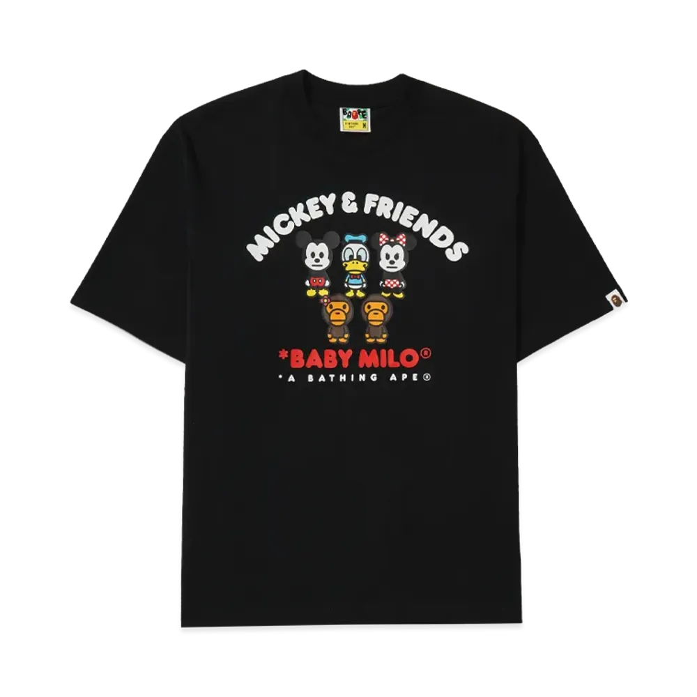 A Bathing Ape x Disney Mickey & Friends Baby Milo Relaxed Fit Tee Black