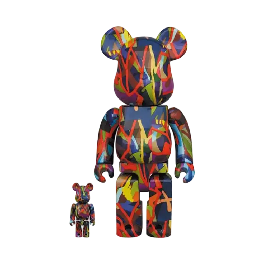 Bearbrick KAWS Tension 100% & 400% Set