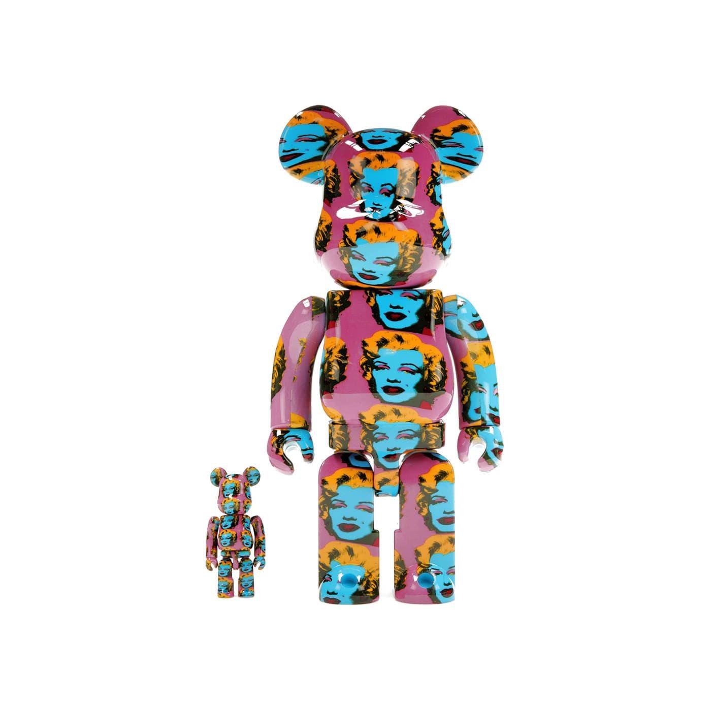 Bearbrick Andy Warhol Marilyn Monroe 2 100% & 400% Set - Im Your Wardrobe