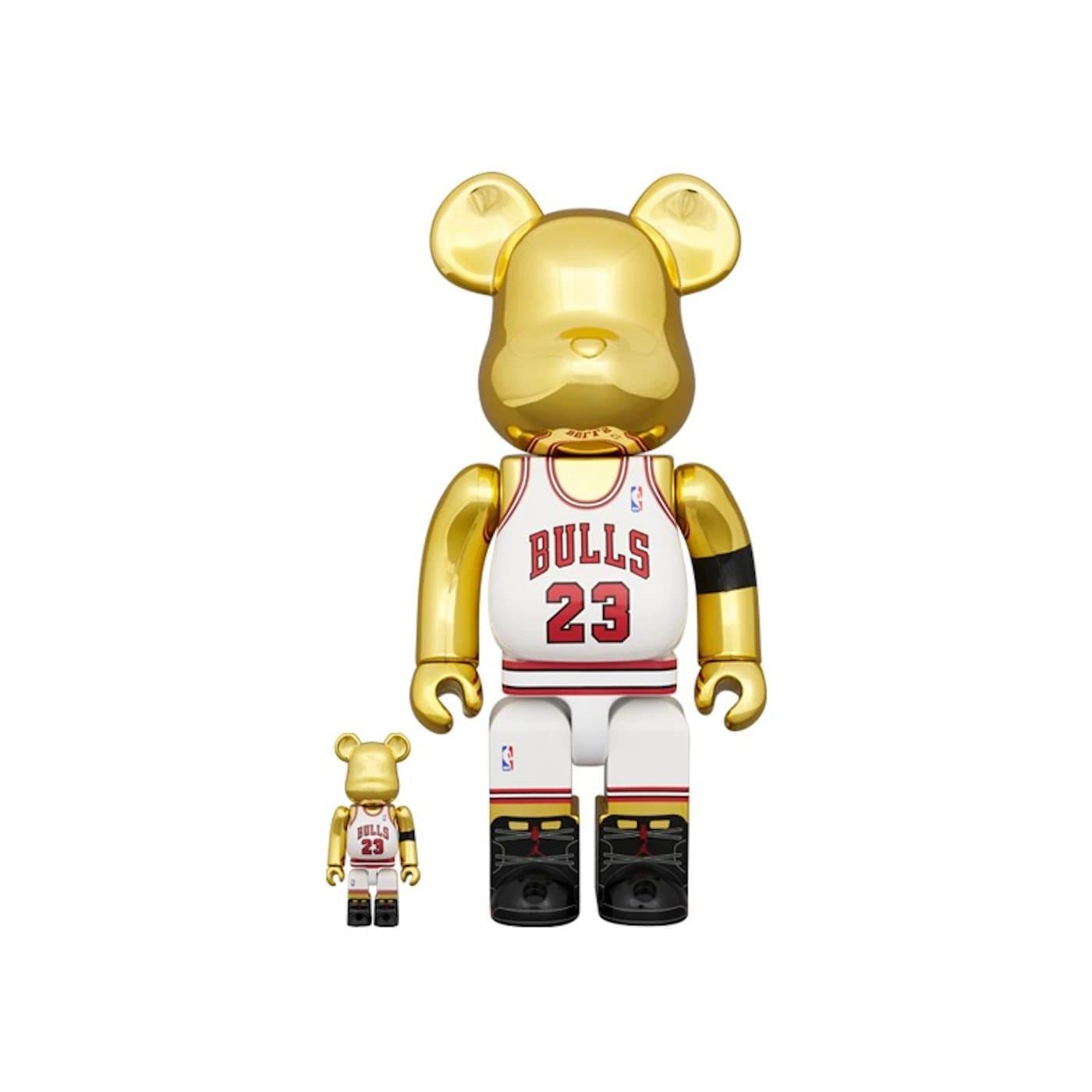 Bearbrick Michael Jordan 1991 World Champion 100% & 400% Set - Im Your Wardrobe