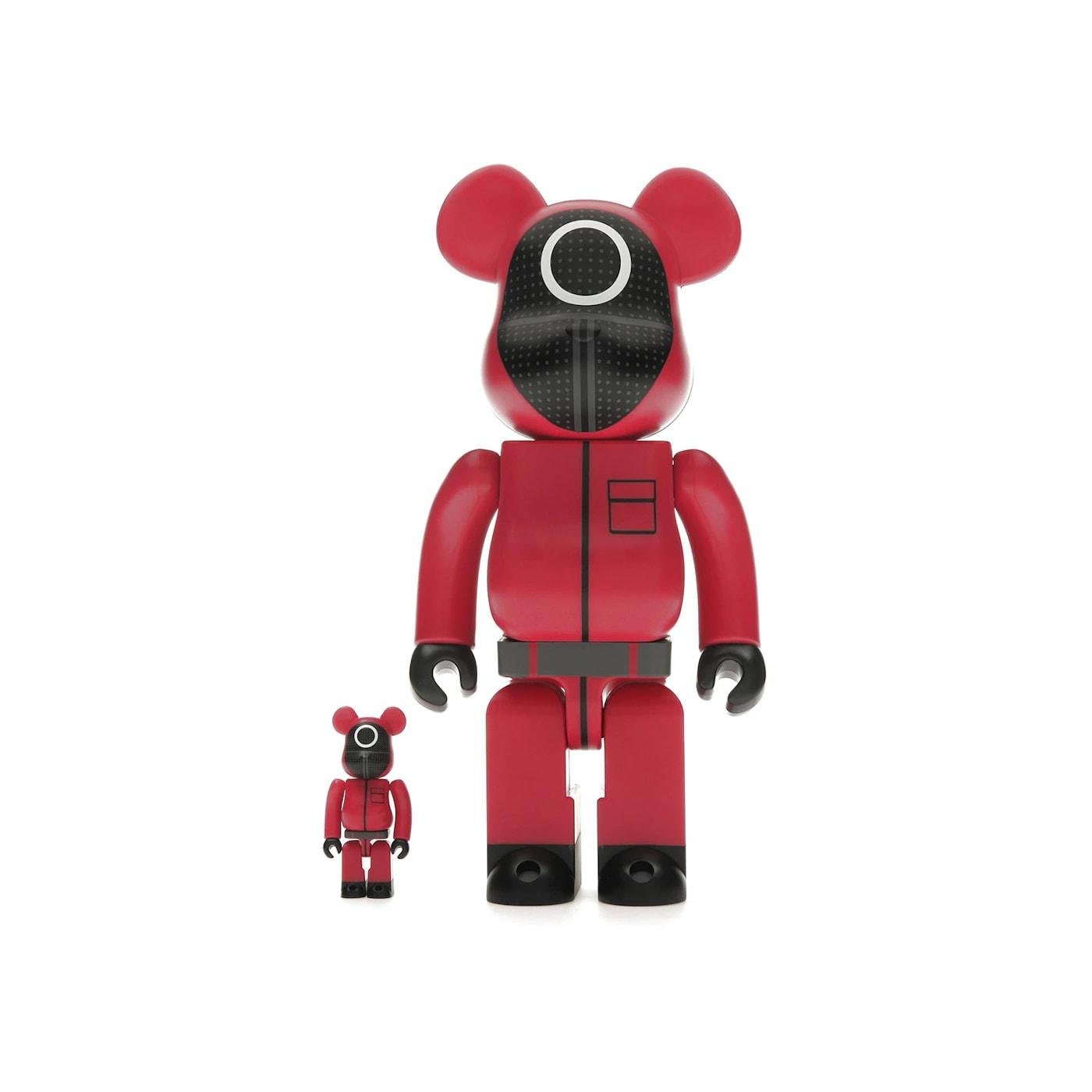 Bearbrick x Squid Game Guard (Circle) 100% & 400% Set - Im Your Wardrobe