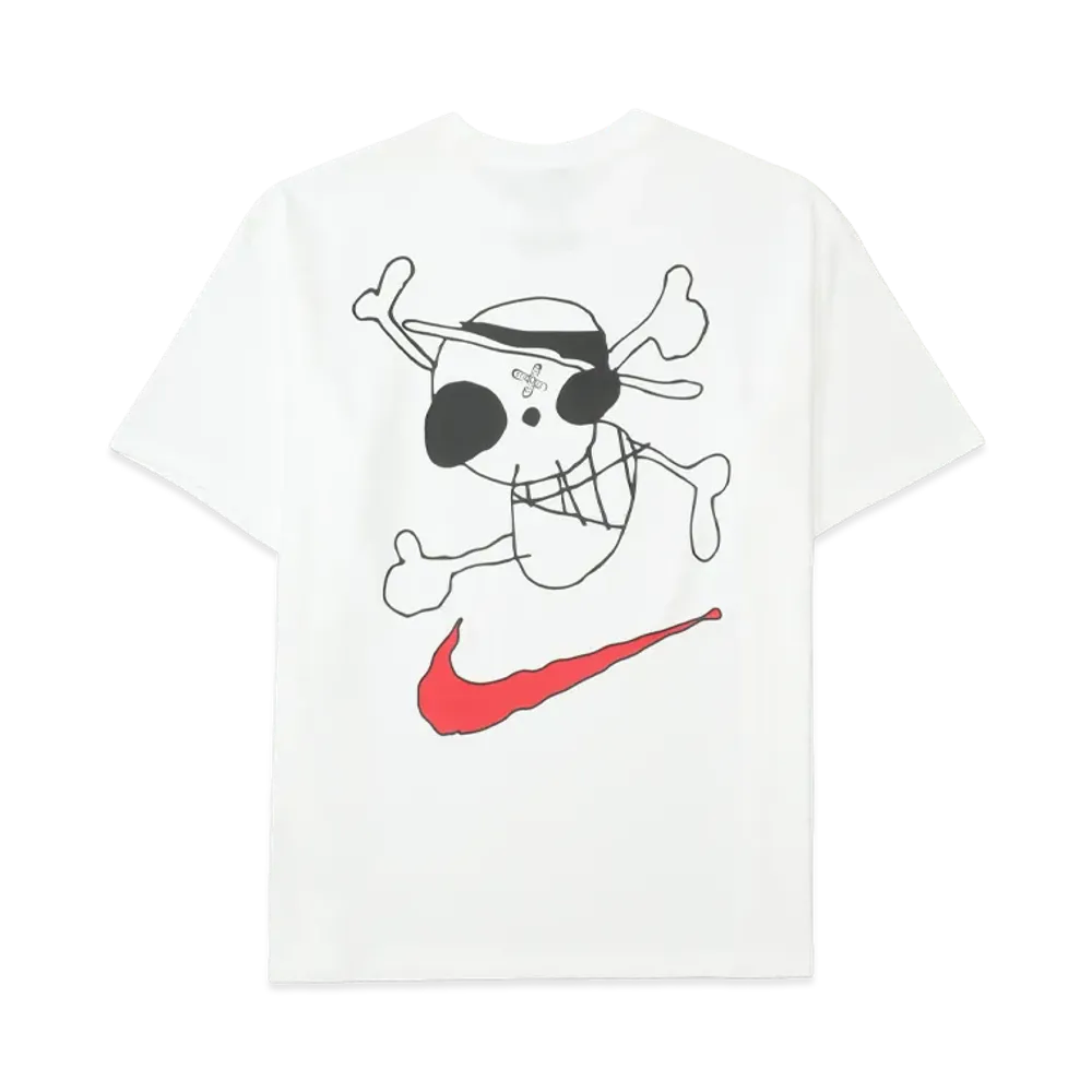 Nike x One Piece Solo Swoosh T-Shirt Promise of Battle White