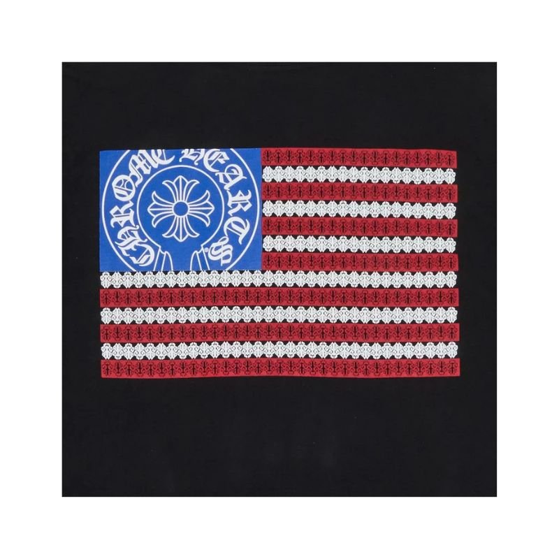 Chrome Hearts American Flag Dagger T-Shirt 'Black' - Im Your Wardrobe