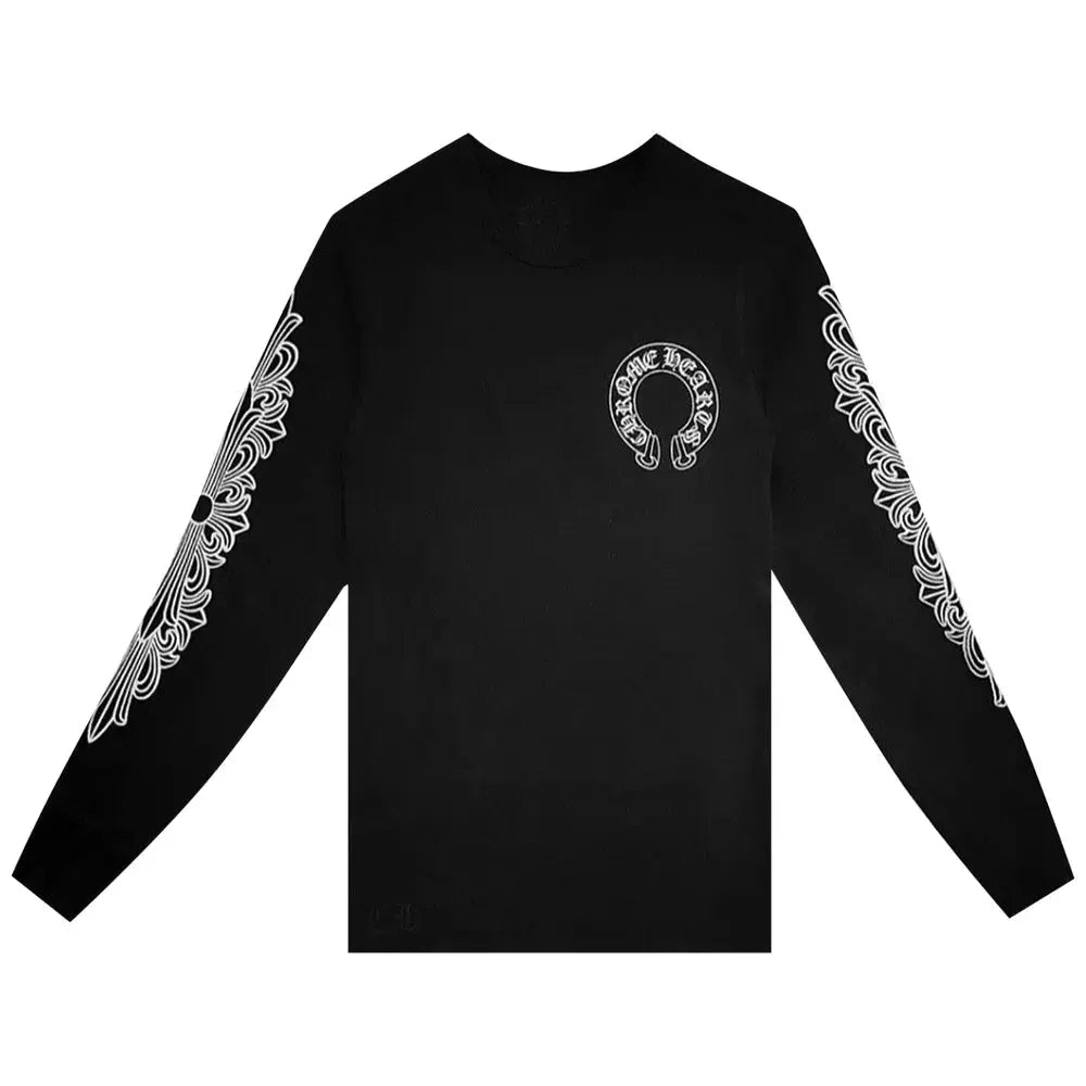 Chrome Hearts Horseshoe Thermal Waffle T-shirt Black - Im Your Wardrobe