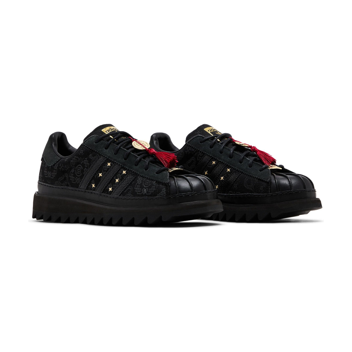 CLOT x adidas Superstar Lunar New Year detail