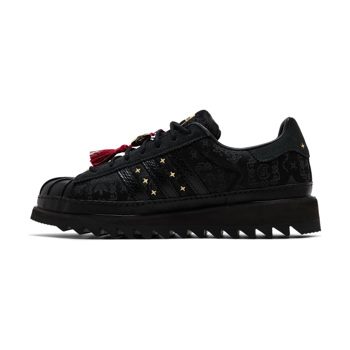 CLOT x adidas Superstar Lunar New Year detail