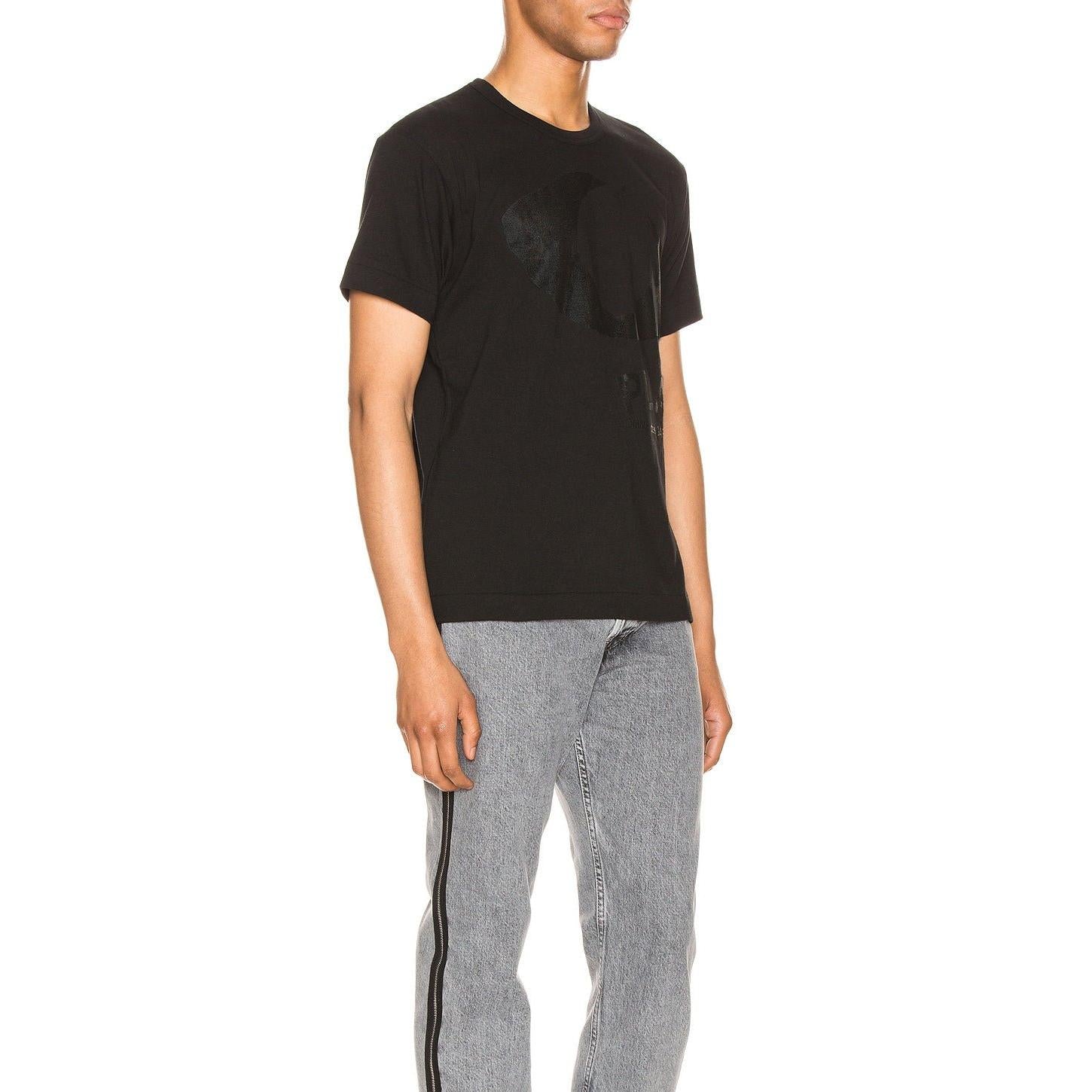 Comme des Garcons PLAY Printed Eye Cotton Tee Black - Im Your Wardrobe