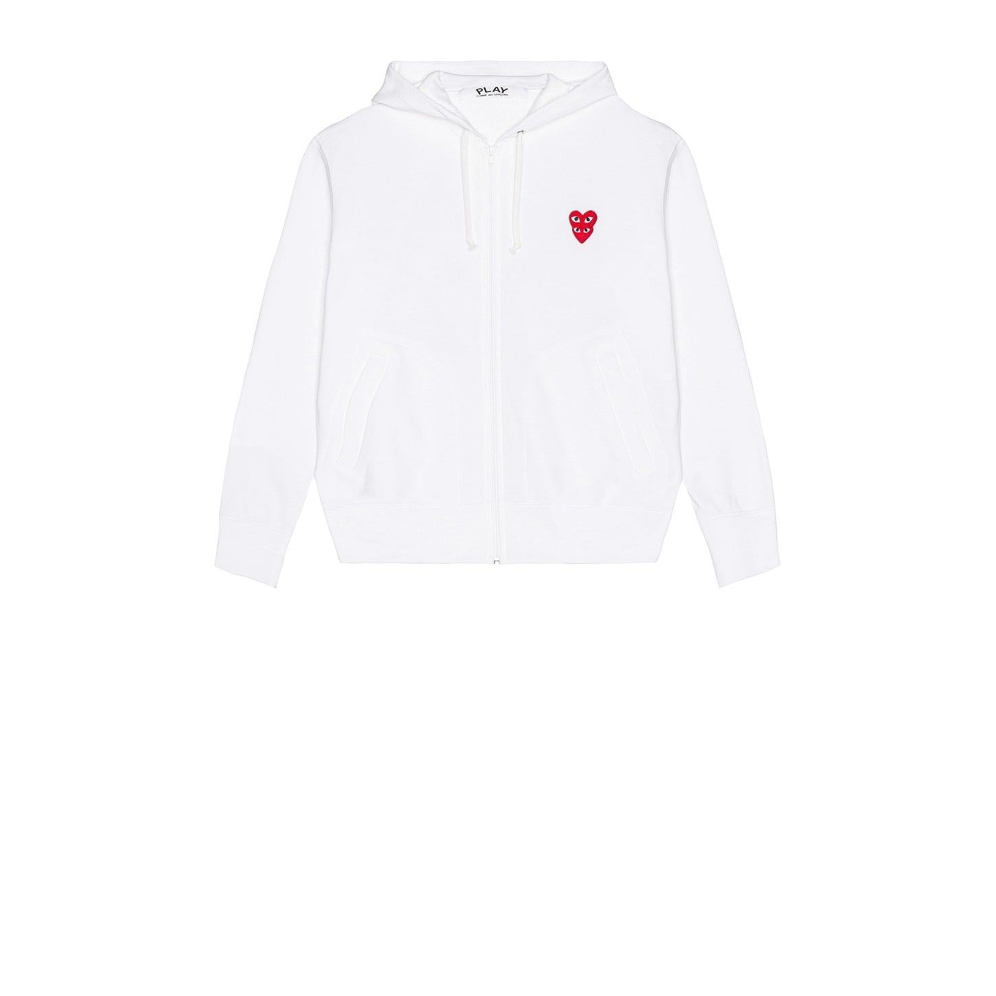 Comme des Garcons PLAY Sweatshirt White - Im Your Wardrobe