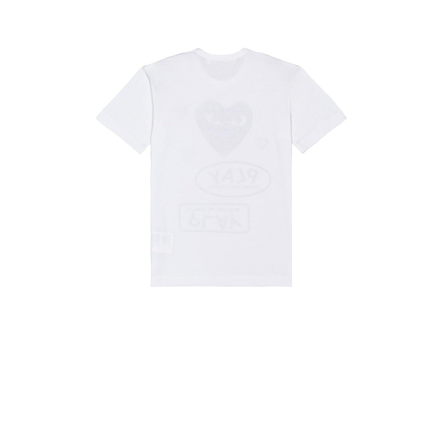 Comme des Garcons PLAY Tee Shirt White - Im Your Wardrobe