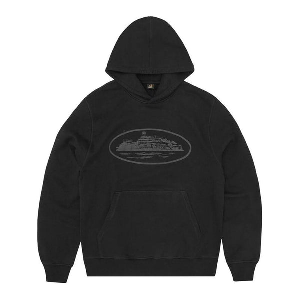 Buy Corteiz Alcatraz V2 Hoodie Triple Black in NZ Im Your Wardrobe