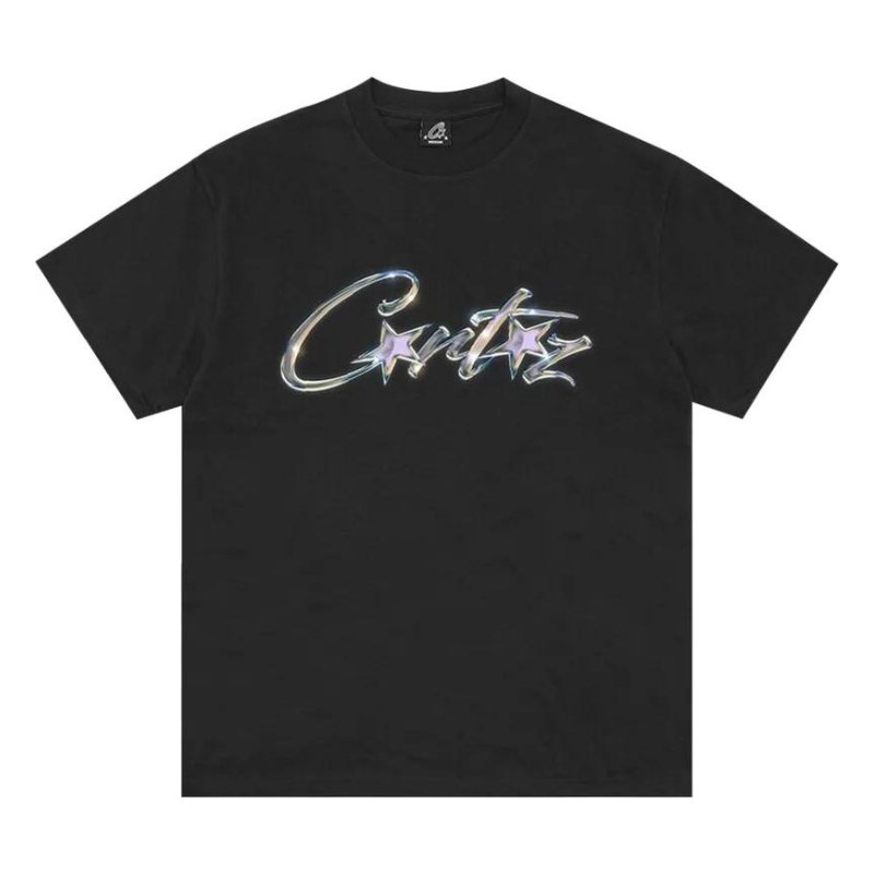 Corteiz - Chrome Allstarz Tee (Black) - Im Your Wardrobe