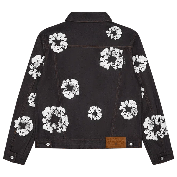 Cotton Wreath Denim Jacket Selvedge - Im Your Wardrobe