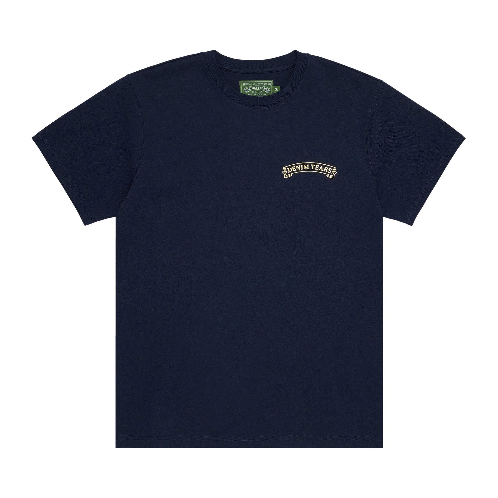 Denim Tears ADG Banner Tee Navy - Im Your Wardrobe