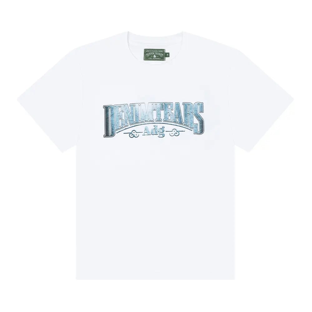 Denim Tears ADG Metal Tee White - Im Your Wardrobe