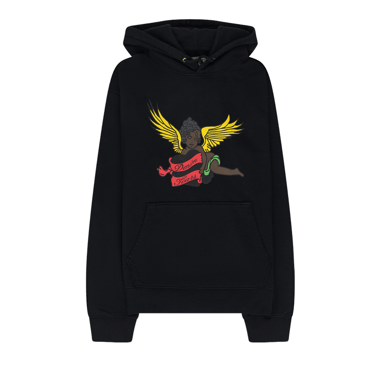 Denim Tears Cherub Hoodie Black - Im Your Wardrobe