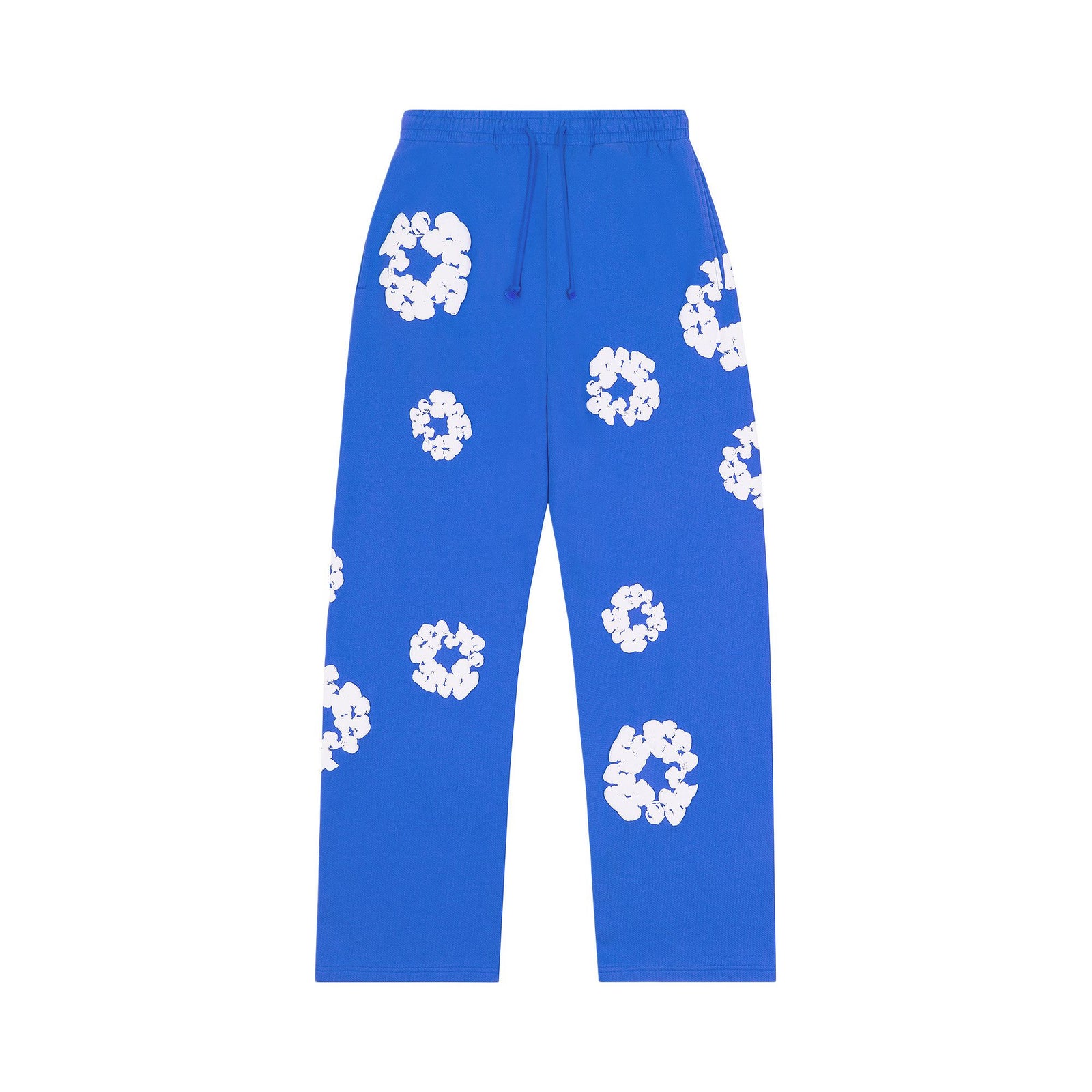 Denim Tears Cotton Wreath Baggy Sweatpants Blue - Im Your Wardrobe