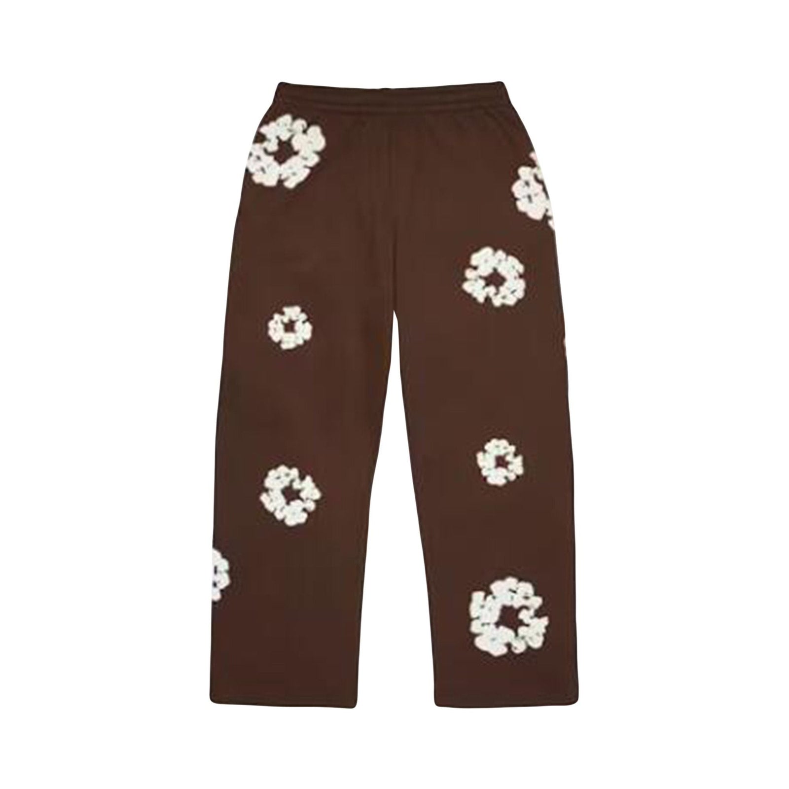 Denim Tears Cotton Wreath Baggy Sweatpants Dark Brown - Im Your Wardrobe