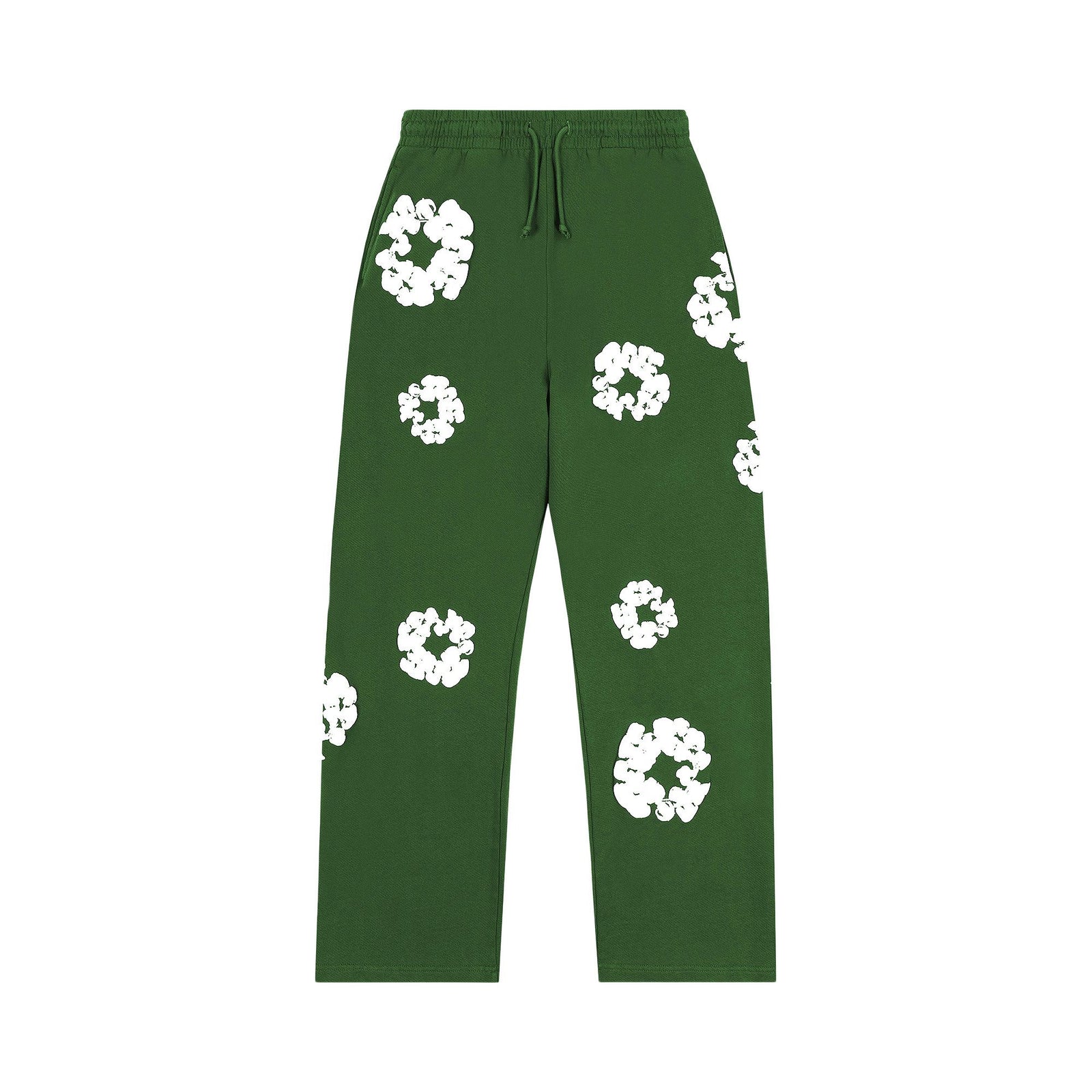 Denim Tears Cotton Wreath Baggy Sweatpants Green - Im Your Wardrobe