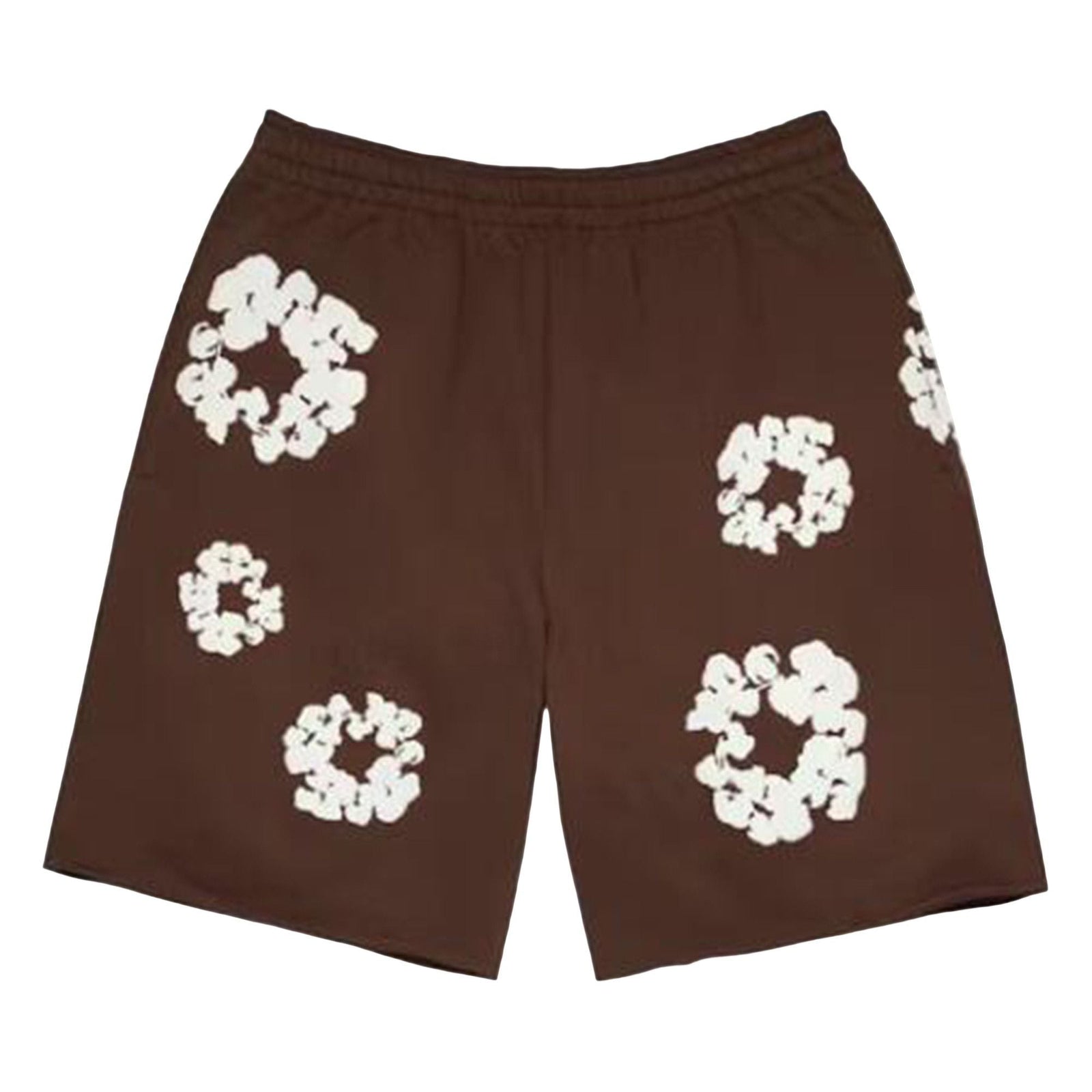 Denim Tears Cotton Wreath Sweatshorts Dark Brown - Im Your Wardrobe