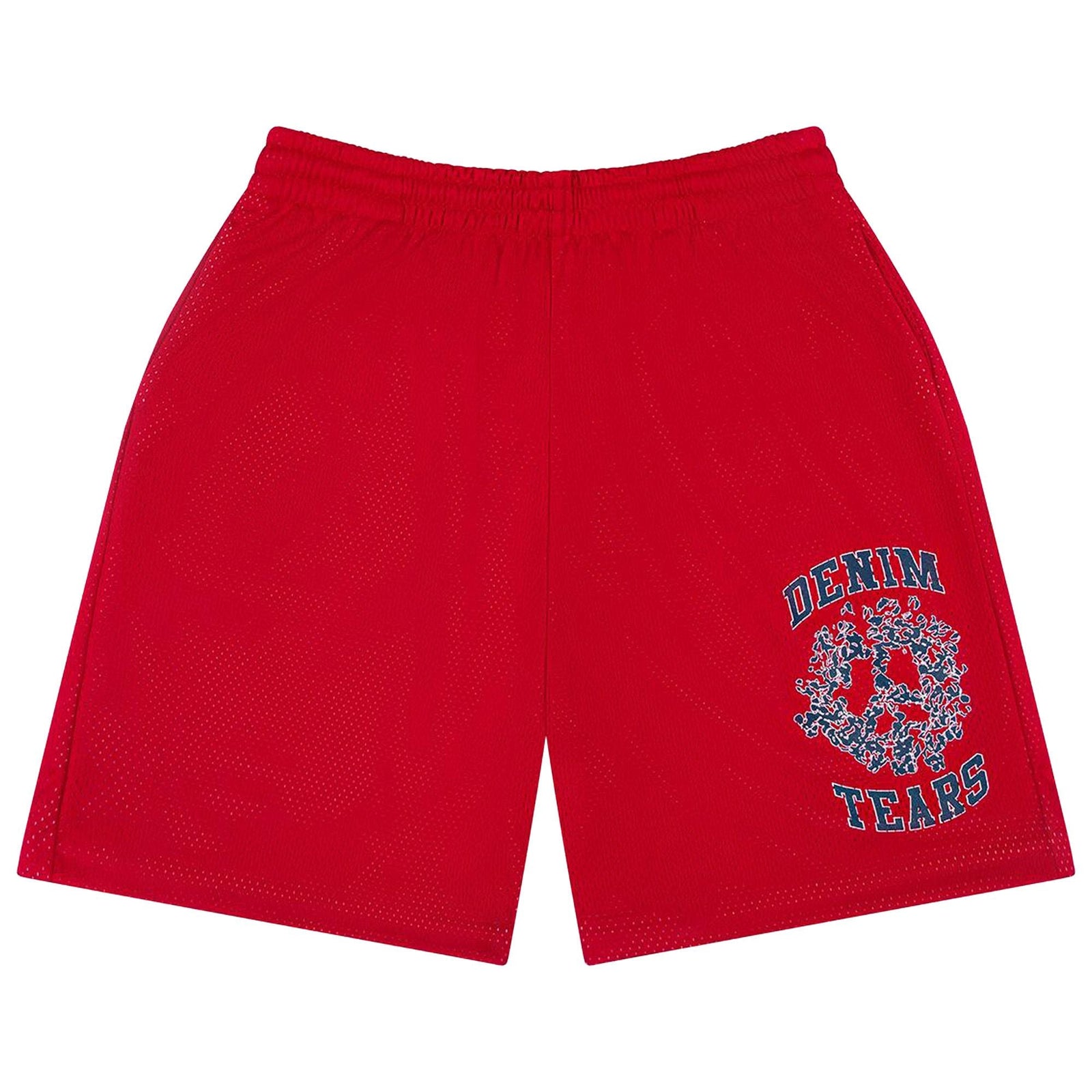 Denim Tears Denim University Mesh Shorts Red - Im Your Wardrobe
