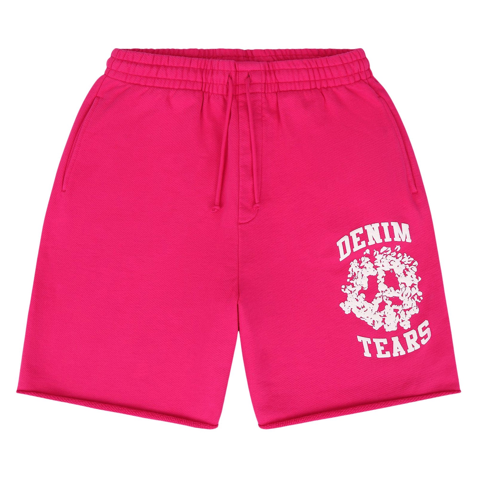 Denim Tears Denim University Sweatshorts Pink/White - Im Your Wardrobe