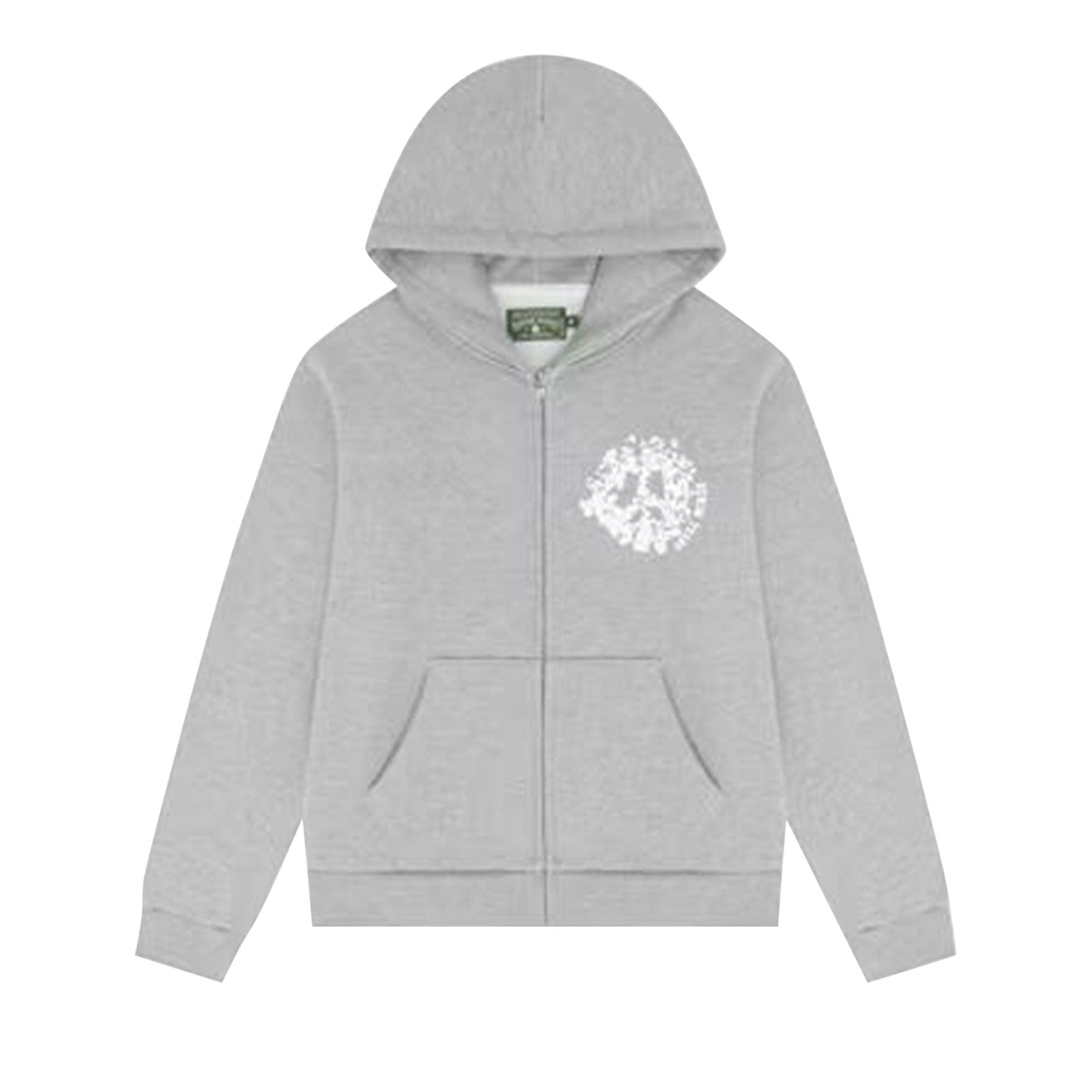 Denim Tears Denim University Zip Hoodie Grey/White - Im Your Wardrobe