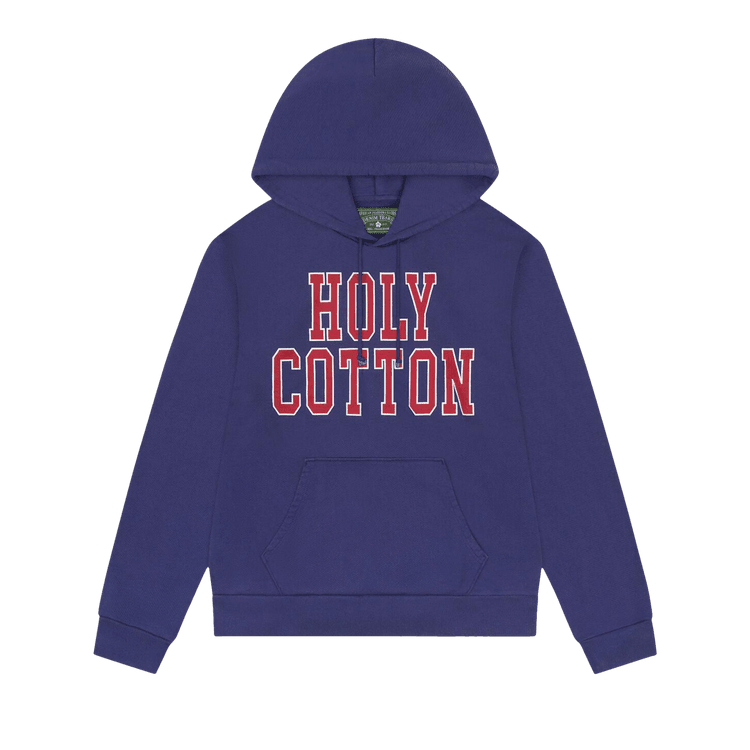 Denim Tears Holy Cotton Hoodie Navy - Im Your Wardrobe