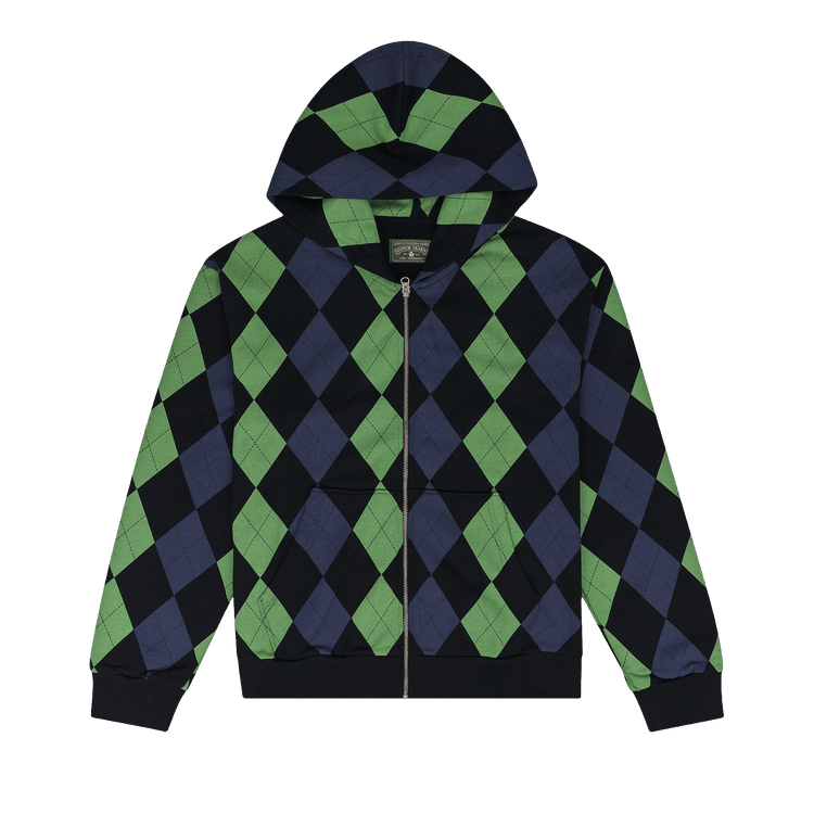 Denim Tears Intarsia Zip Hoodie Green - Im Your Wardrobe