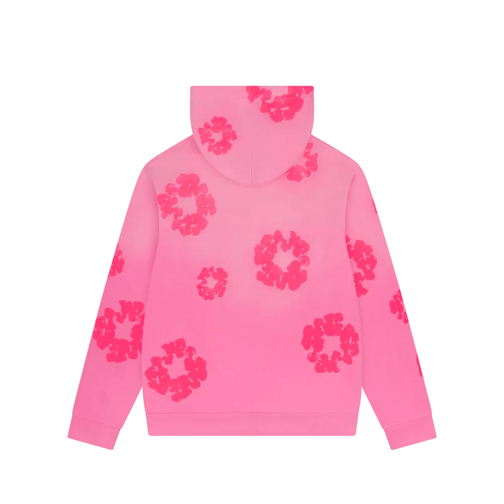 Denim Tears Mono Cotton Wreath Hoodie Pink - Im Your Wardrobe
