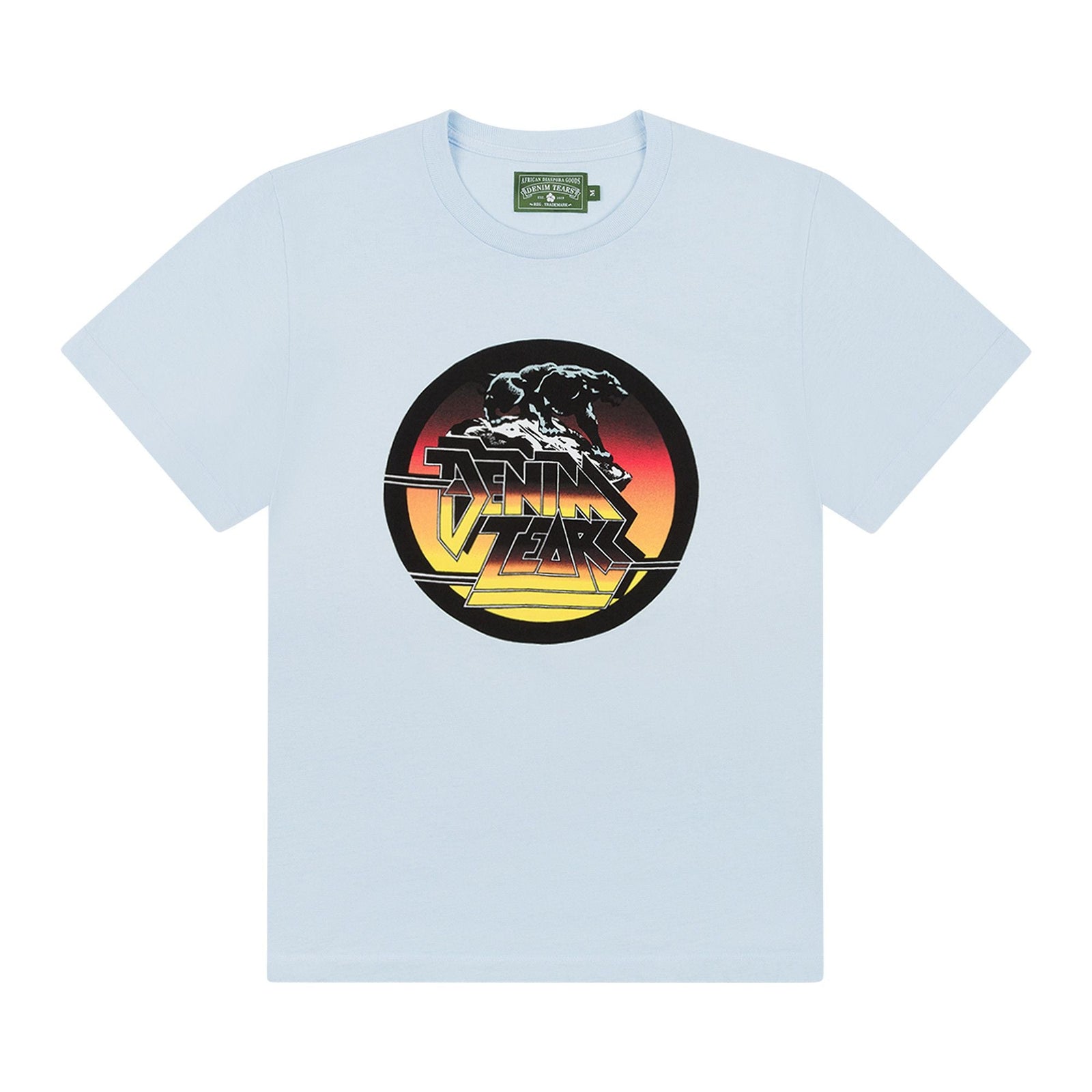 Denim Tears Nightlife Tee Baby Blue - Im Your Wardrobe