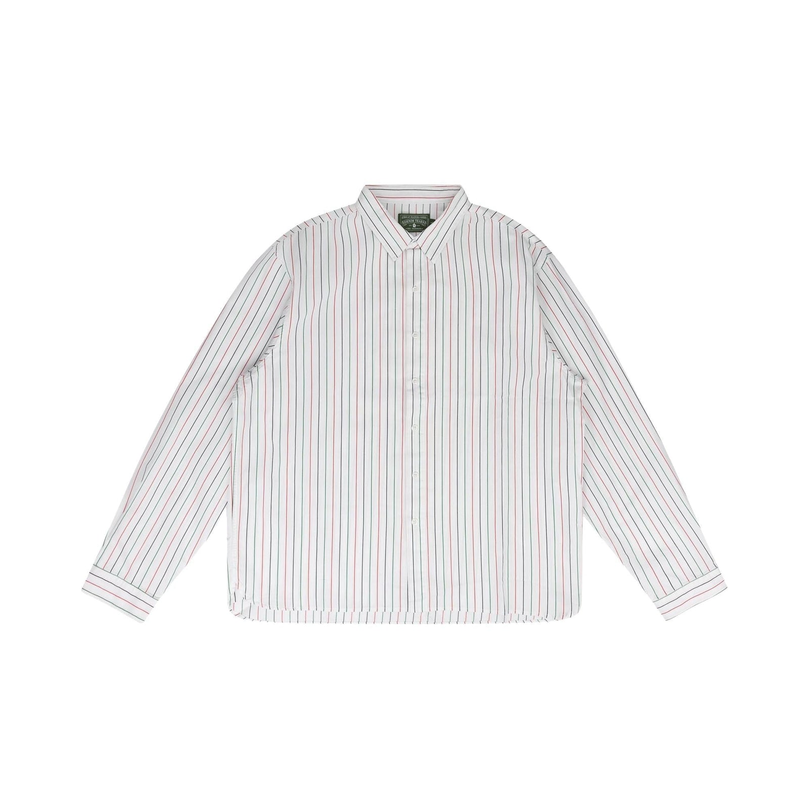 Denim Tears Pinstripe RBG Button Up Multicolor - Im Your Wardrobe