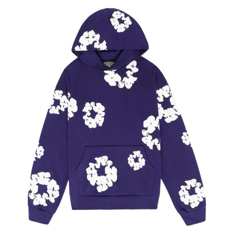Denim Tears The Cotton Wreath Sweatshirt Purple - Im Your Wardrobe