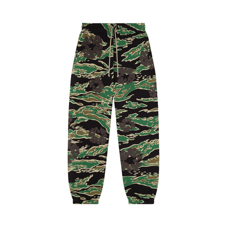 Denim Tears Wreath Sweatpant Green Camo - Im Your Wardrobe