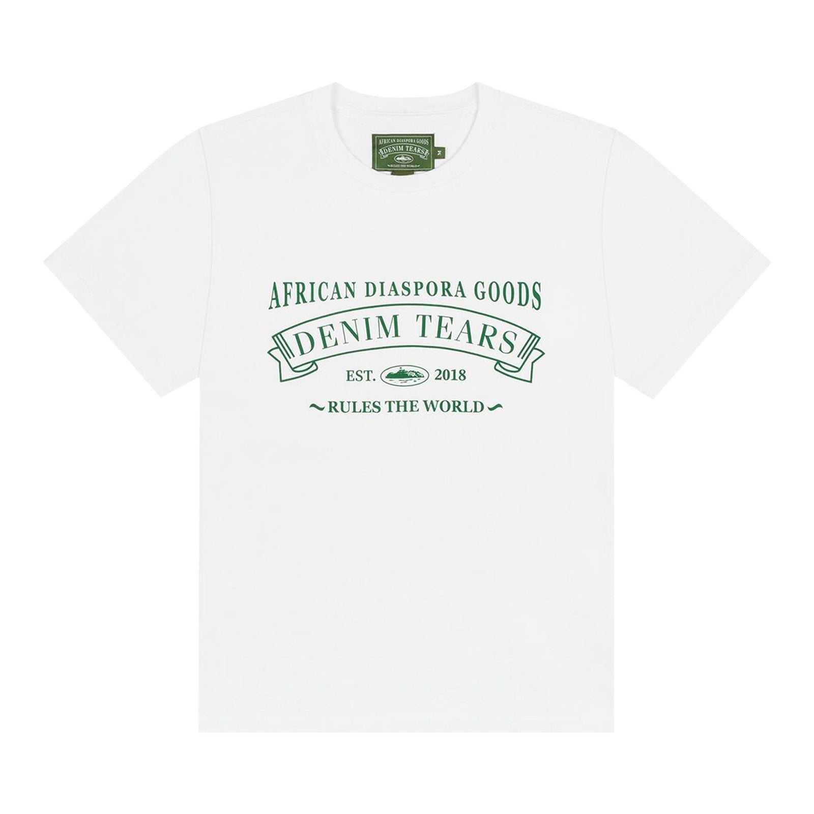 Denim Tears x Corteiz ADG Tee White - Im Your Wardrobe
